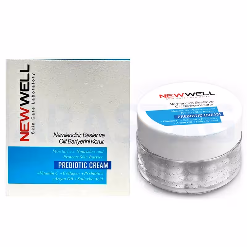 کرم پری بیوتیک نیوول NEWWELL آبرسان و تقویت کننده معجزه گر پوست حجم 50 میل