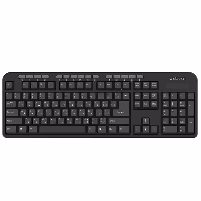 کیبورد بی سیم Sibraton SKB566W