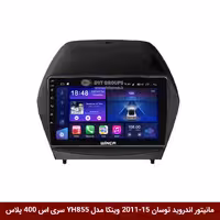 مانیتور اندروید هیوندای توسان IX35 مدل 15-2011 برند وینکا مدل YH855 سری S400 پلاس