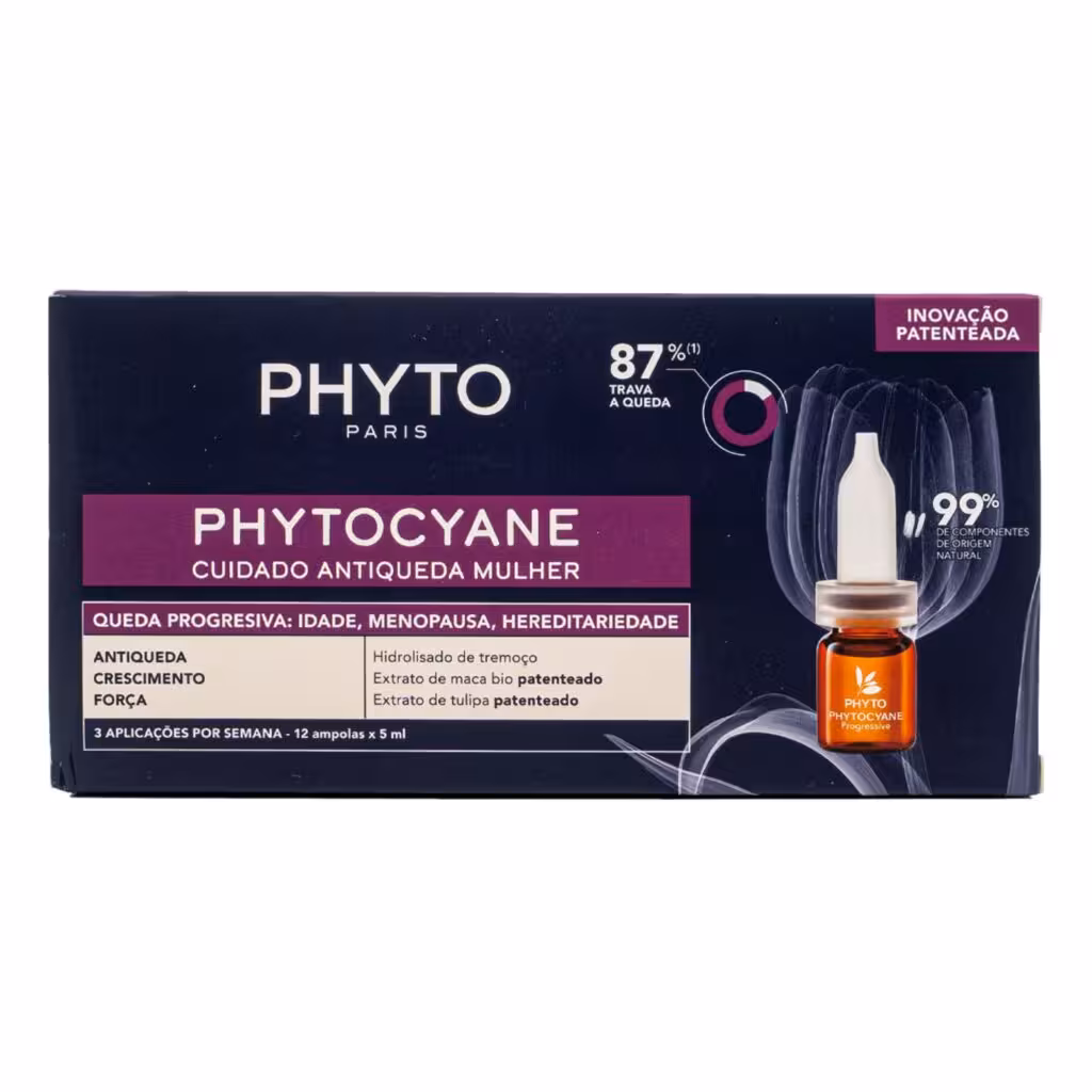 سرم ضد ریزش مو فیتو سیان مناسب خانم ها 87 درصد اصل| PHYTO Phytocyane traitement antichute reactionnelle