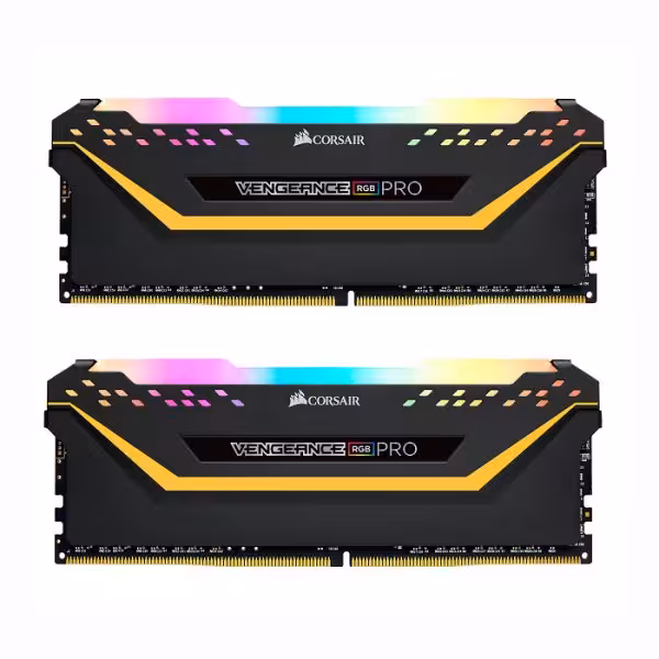 رم دسکتاپ کورسیر دو کاناله Corsair Vengeance RGB TUF DDR4 32GB 3200MHZ