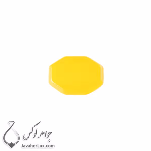 نگین عقیق زرد اصل و معدنی _ کد : 400300