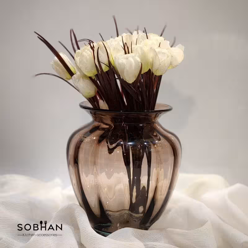 گلدان یاس نواری متوسط