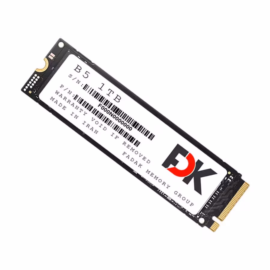 قیمت و خرید اس اس دی 1 ترابایت فدک مدل B5 SEREIS M2 PCIe 3.0 NVMe | یاس ارتباط
