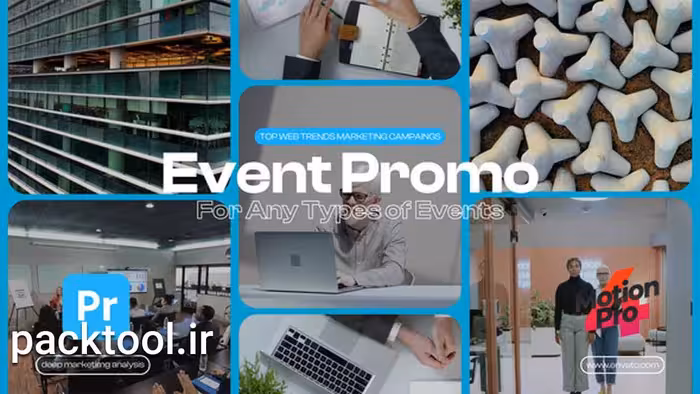 دانلود پروژه پریمیر اسلایدشو تبلیغاتی رویداد های شرکتی Event Promo Slideshow - پک تول