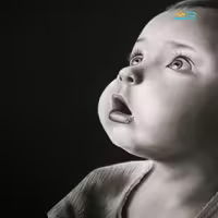 تابلو نقاشی سیاه قلم با طرحی بینظیر و چشم گیر، مناسب اتاق کودک