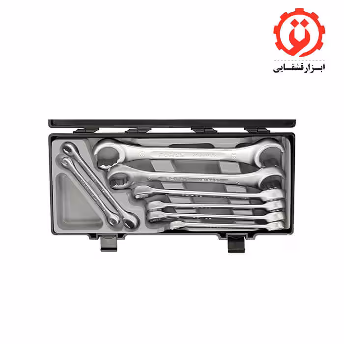 آچار دو سر رینگ باز 8 عددی فورس مدل 5082