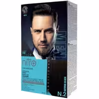 کیت رنگ مو مردانه نیترو پلاس مدل INTESIVE شماره N2 – مشکی طبیعی