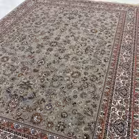 فرش 700 شانه 12 متری ورژن افشان گلریز هشت رنگ خامه بافان تراکم 2100 نخ هیدست شده بدون پرزدهی و ضد حساسیت