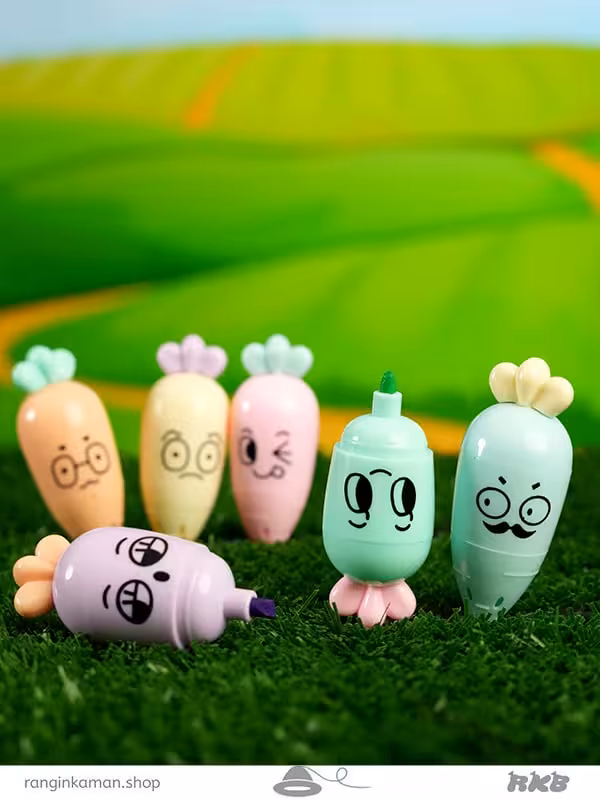 علامت زن طرح هویج شیطون Marker naughty carrot