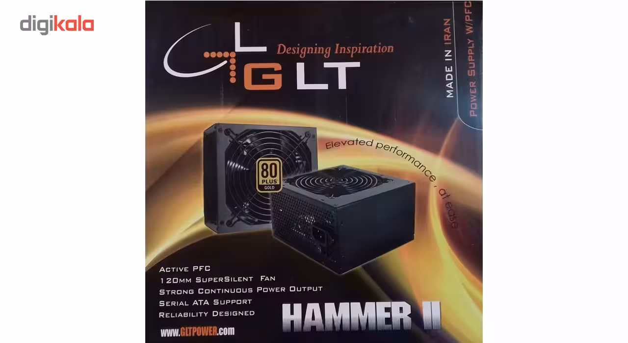 منبع تغذیه کامپیوتر GLT مدل   ATX1800