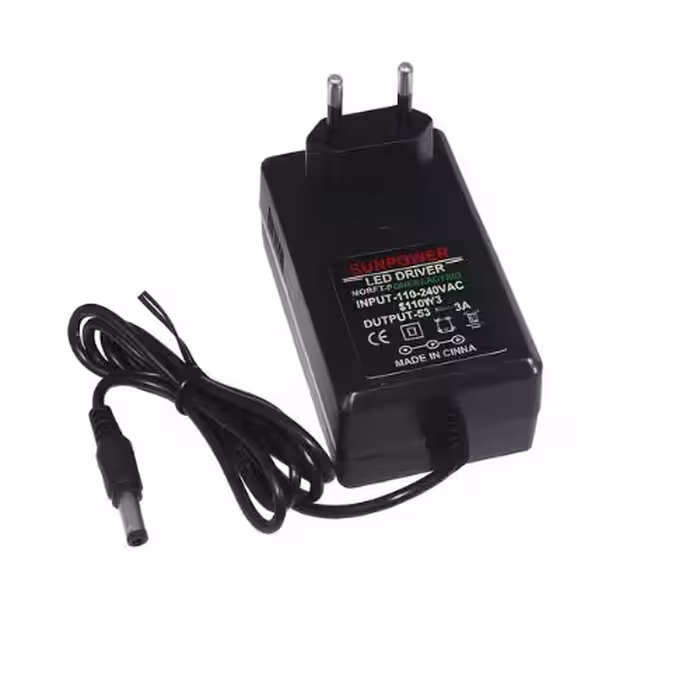 آداپتور 9 ولت 3 آمپر دیواری SUNPOWER