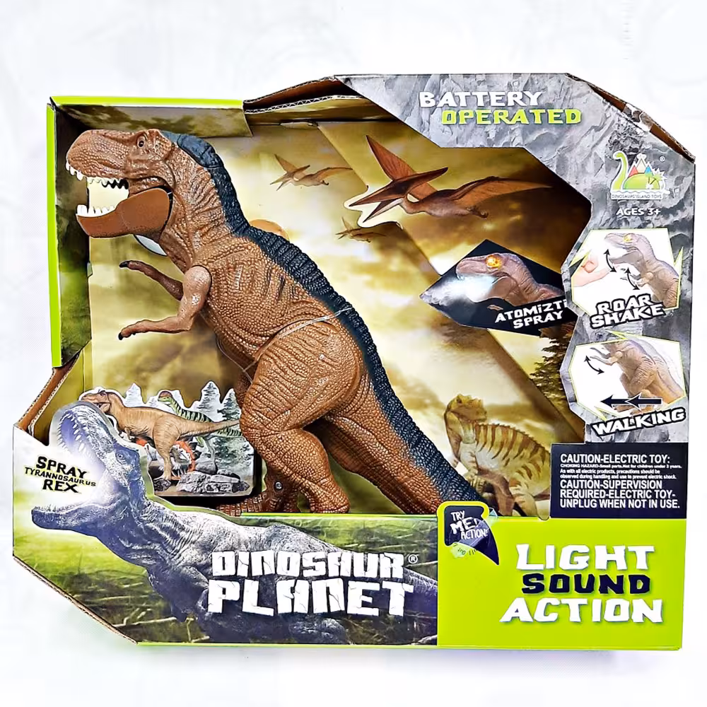 دایناسور موزیکال و حرکتی Toy Dinosaur Planet Light Sound Action