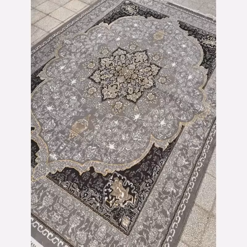 فرش ماشینی 6متری 440شانه نخ بی سی اف طرح سلنادودی(باارسال رایگان)