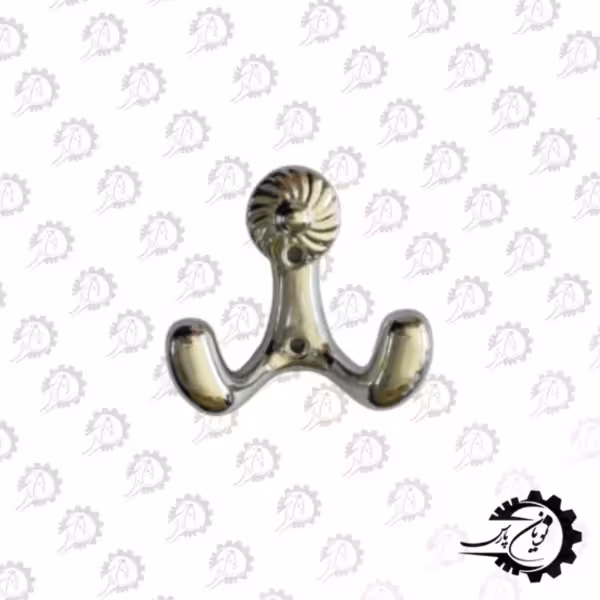 قلاب پلاستیکی کروم2شاخ