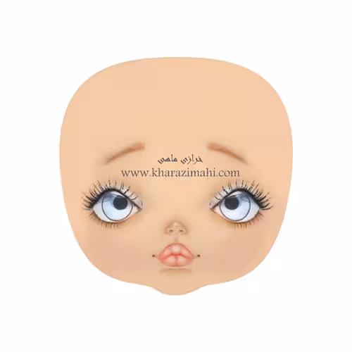 برچسب حرارتی طرح چهره عروسک (کد88)