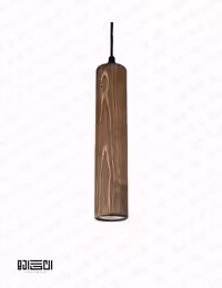 چراغ آویز انگاره چوبی لامپ دار مدل NEY 1