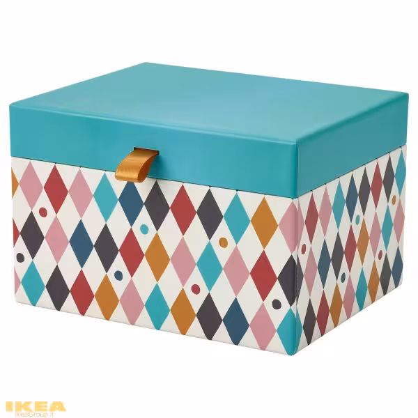 جعبه طرح هارلکین مدل BUSENKEL | برند ایکیا | ارسال 15 الی 20 روز کاری