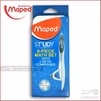 ست پرگار 9 تکه مپد Maped Study 9 Pieces Compass