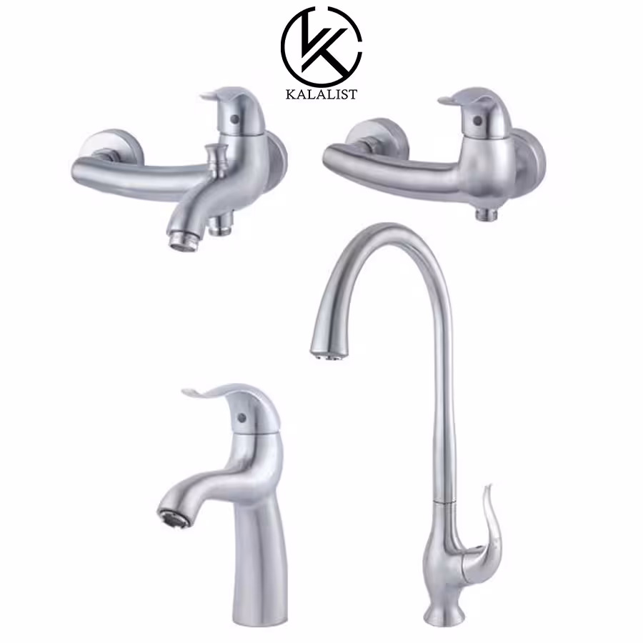 شیرآلات برند راسان مدل اکتاو کروم مات