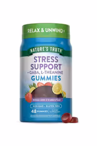 پاستیل آرامش‌بخش لیمو و توت فرنگی Nature's Truth - بسته 48 عددی