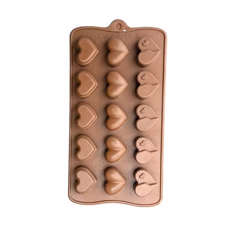 قالب سیلیکونی شکلات قلب کد سه 10 در 19 سانت