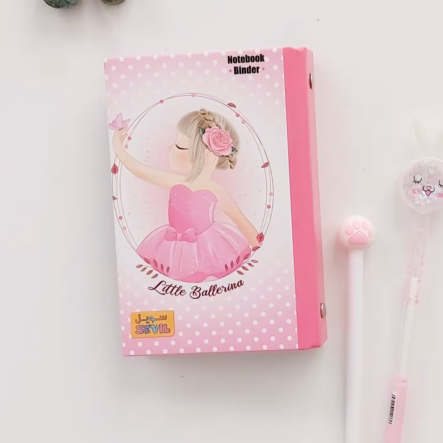 دفتر یادداشت کلاسوری  طرح  باربی برند سویل