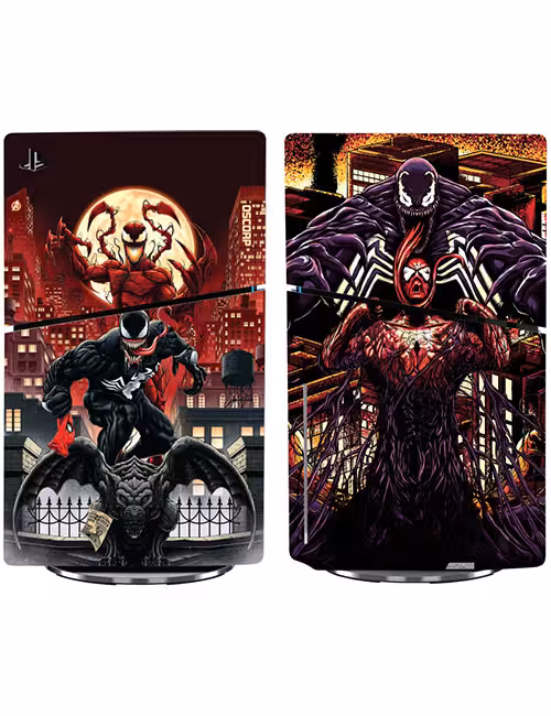 اسکین پی اس 5 اسلیم دیجیتال برند گیمآور طرح اسپایدرمن و ونوم کد B