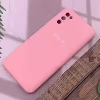 قاب گوشی Galaxy A34 5G سامسونگ سیلیکونی پاک کنی داخل پارچه ای محافظ لنز دار