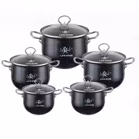 سرویس قابلمه 10 پارچه لایف اسمایل لعابی مدل NMLP-10S-F1