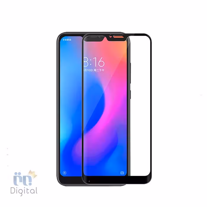 محافظ صفحه نمایش مدل Full Cover Tempered Glass مناسب برای گوشی شیائومی مدل Mi A2 Lite
