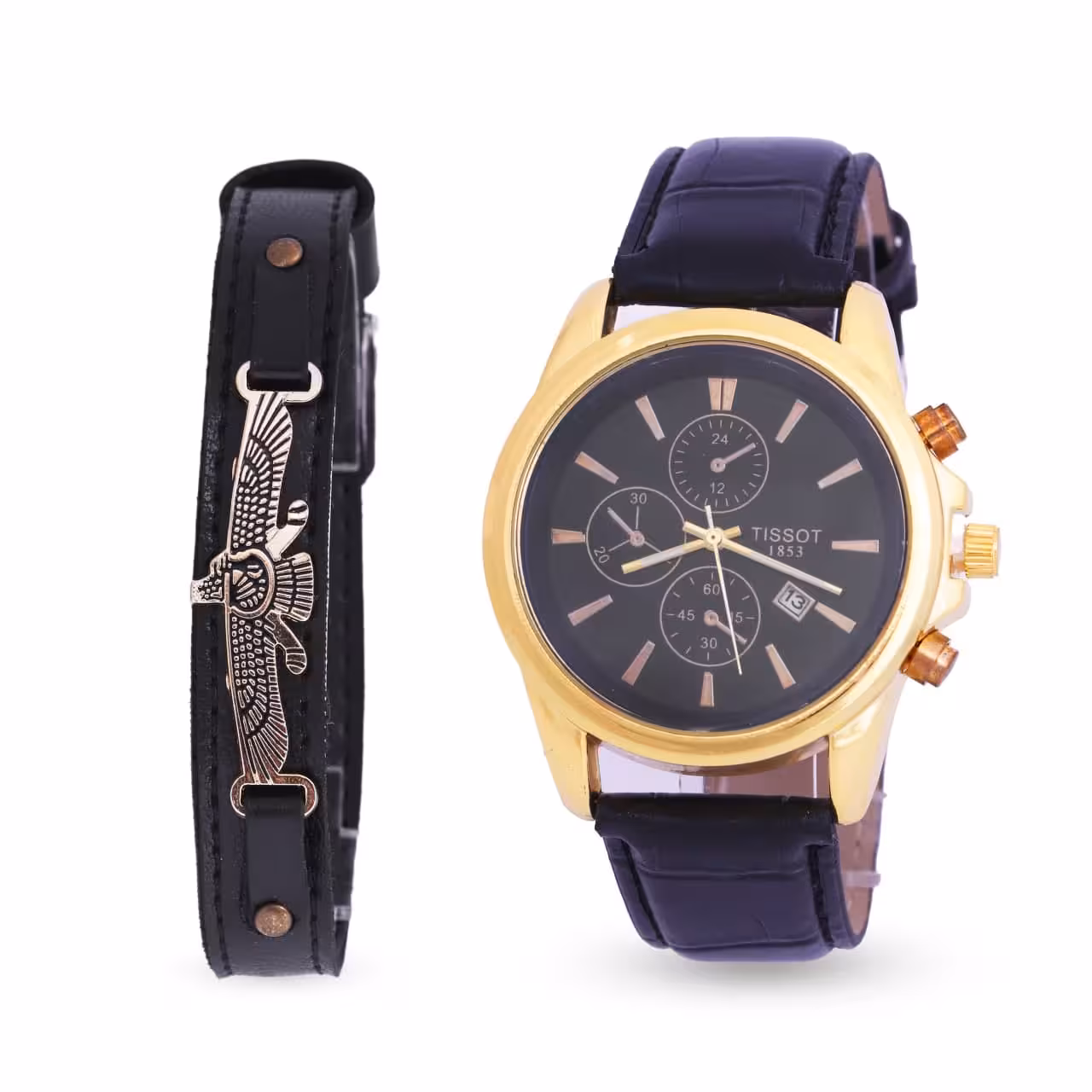 ‏‌‎ست ساعت مچی و دستبند تیسوت Tissot مدل 522