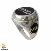 انگشتر نقره مردانه برند آئودی AUDI مدل RSM K13