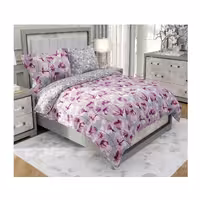 سرویس روتختی دو نفره کارینا مدل ساتین پنبه 6 تکه کد 5