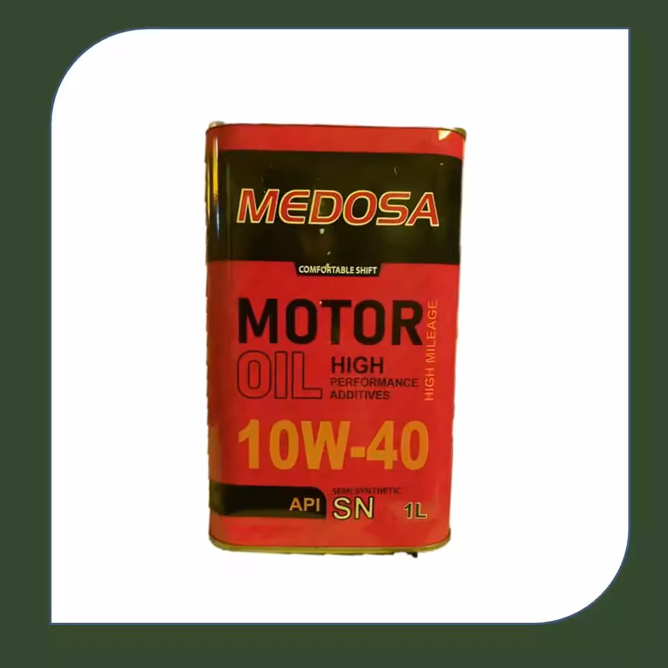 روغن موتور سینتتیک 10W40 SN مدوسا یک لیتری -فروشگاه اینترنتی کارنوئل CARnoel