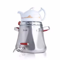 کتری قوری قیطاسی 5.5 لیتری مدل 6650 مات کف چدن