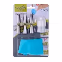 ست ماسوره 6 عددی با قیف سیلکونی و رابط