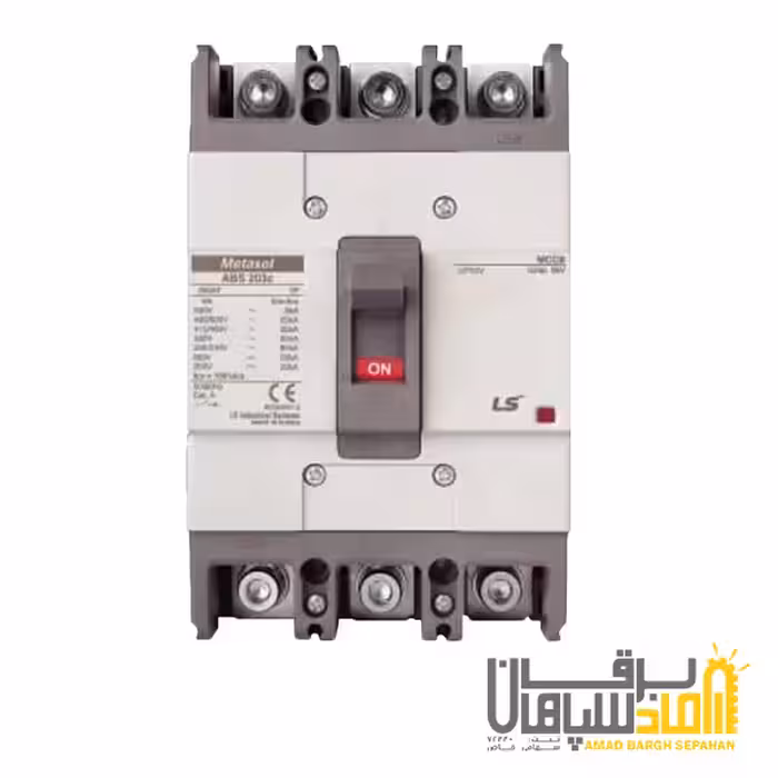 کلید اتوماتیک کامپکت (متاسل) 125 آمپر LS قابل تنظیم حرارتی-مغناطیسی 50KA