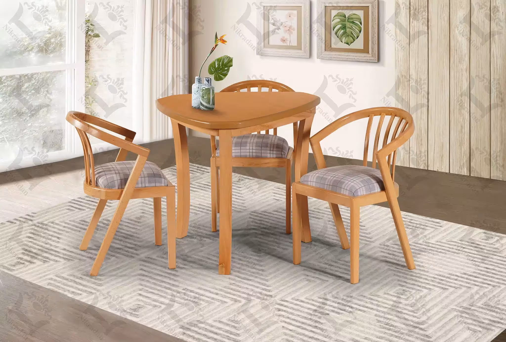 میز ناهارخوری سبدی