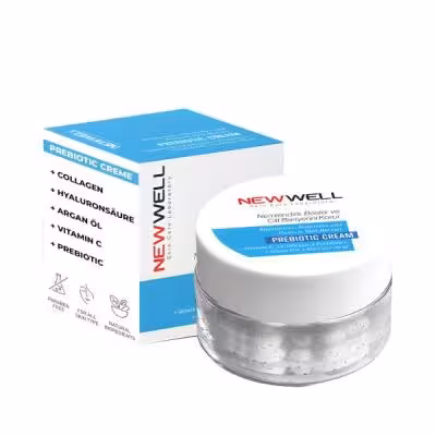 کرم پری بیوتیک نیوول NEWWELL آبرسان و تقویت کننده معجزه گر پوست حجم 50 میل