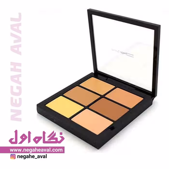 پالت 6 رنگ کانسیلر و کانتور مک
