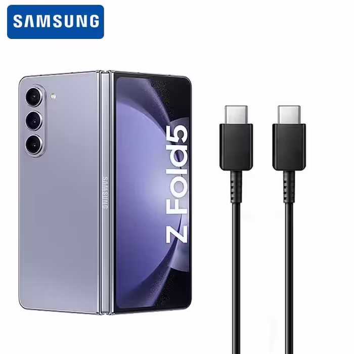 کابل شارژ سامسونگ Z Fold 5 فست شارژ تایپ سی به تایپ سی Samsung Type C Cable EP-DG977 3A