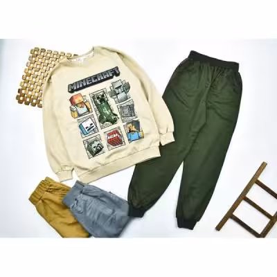 بلوز شلوار پسرانه مانکرافت کد 10804