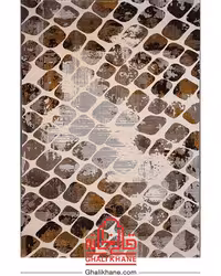 گلیم فرش ماشینی ساوین طرح گندم