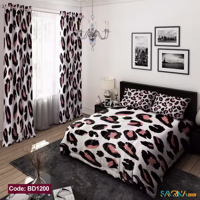ست اتاق خواب طرح پلنگی کد BD1200