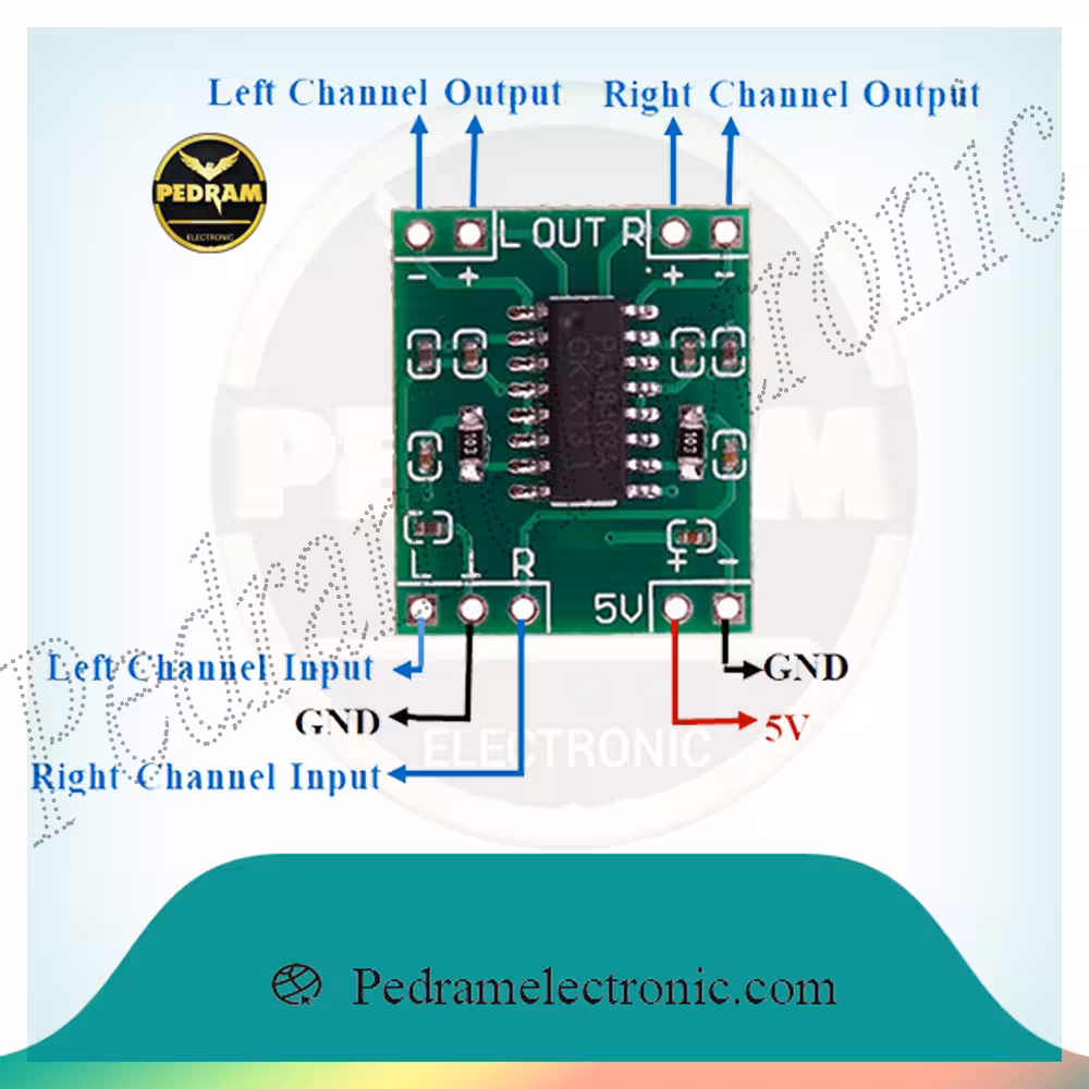 ماژول آمپلی فایر دو کانال چینی(6w) مدل PAM8403-2x3W