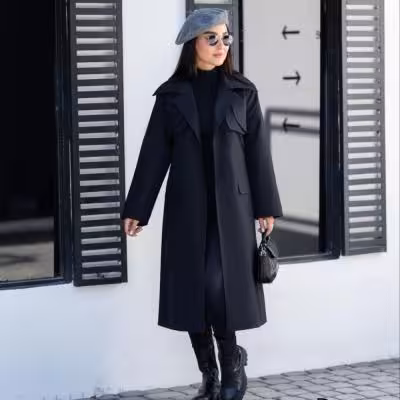 بارانی کتان مدل سونا