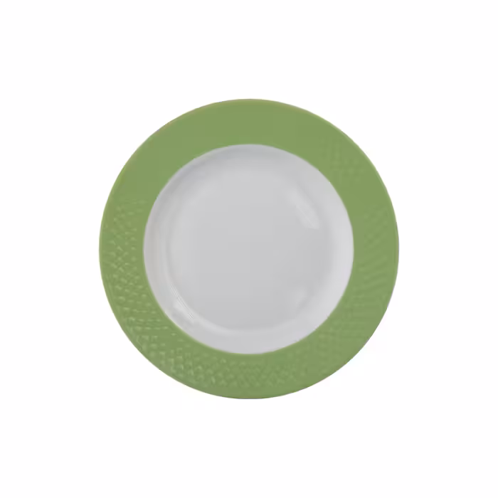 بشقاب غذاخوری چینی زرین ایران مدل رادیانس کد 25 درجه عالی بسته 6 عددی