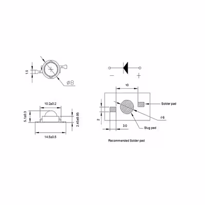 دیود ال ای دی مدل UV 456 بسته 5 عددی
