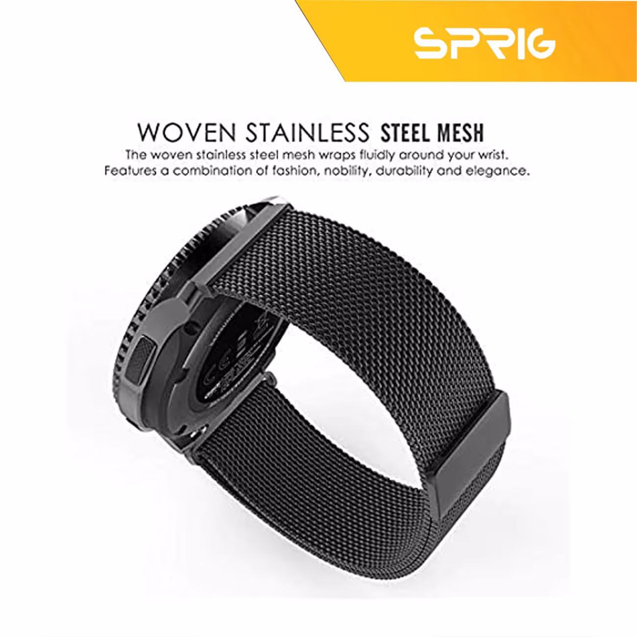 بند اسپریگ مدل Milanese مناسب برای ساعت هوشمند شیائومی GTR 2 / GTR 2E / GTS 2E